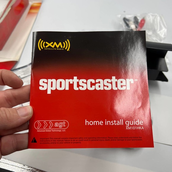 XM Satellite Radio Sportscaster Home Radio Kit NEW With Box XM101HKA - Picture 10 of 12